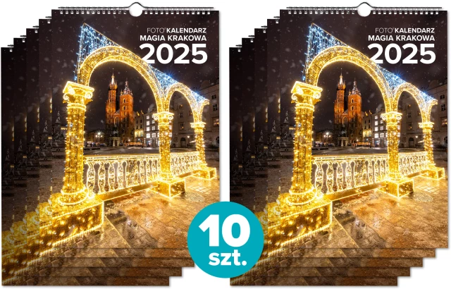Foto Kalendarz Magia Krakowa 2025 - 10 szt.