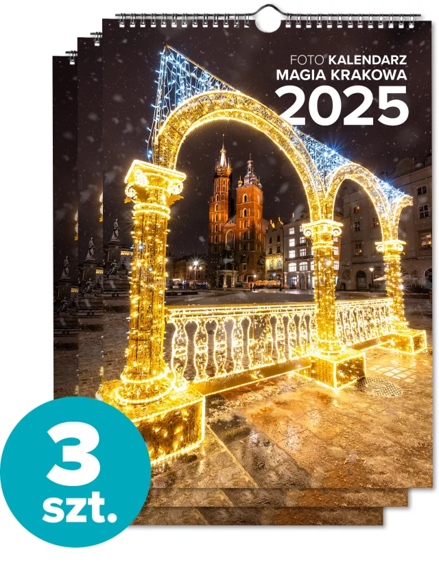 Foto Kalendarz Magia Krakowa 2025 - 3 szt.