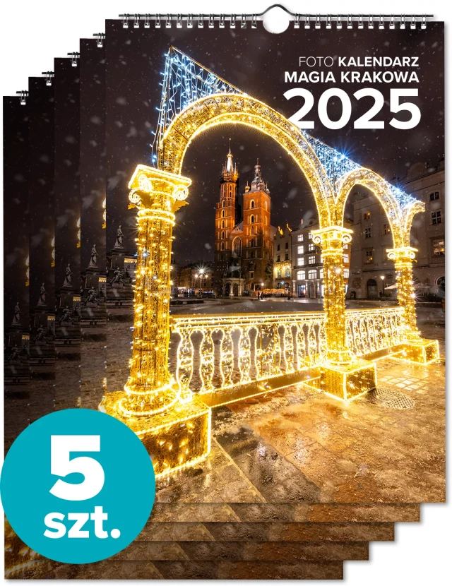 Foto Kalendarz Magia Krakowa 2025 - 5 szt.