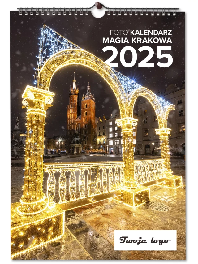 Foto Kalendarz Magia Krakowa 2025 z Twoim logo